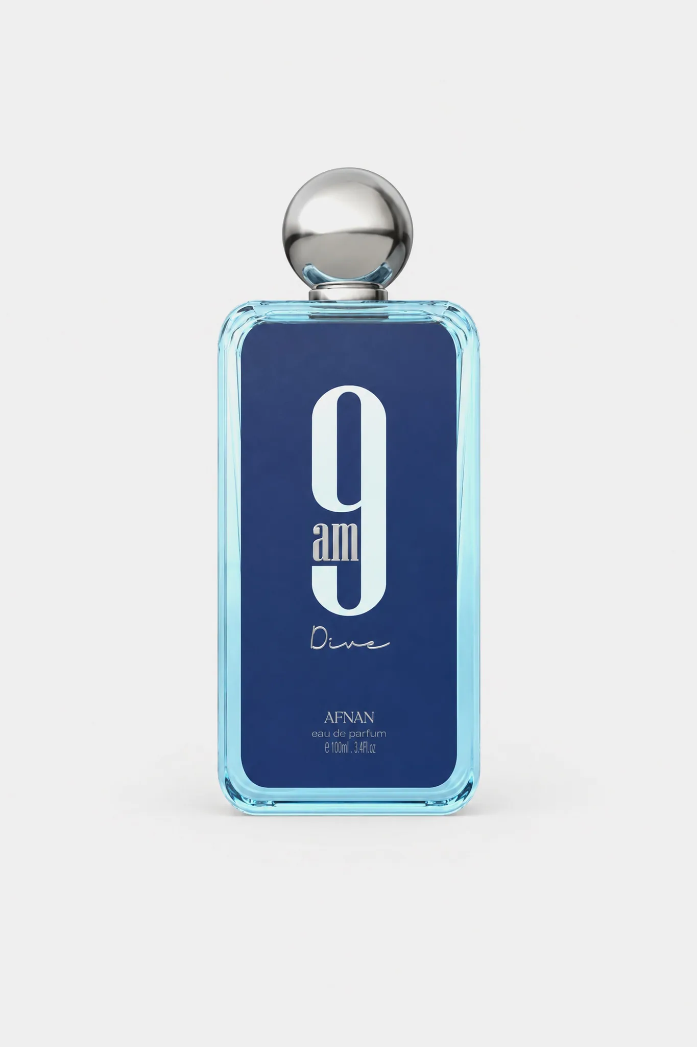 Afnan 9AM Dive Eau de Parfum 100 ml bottle, front view