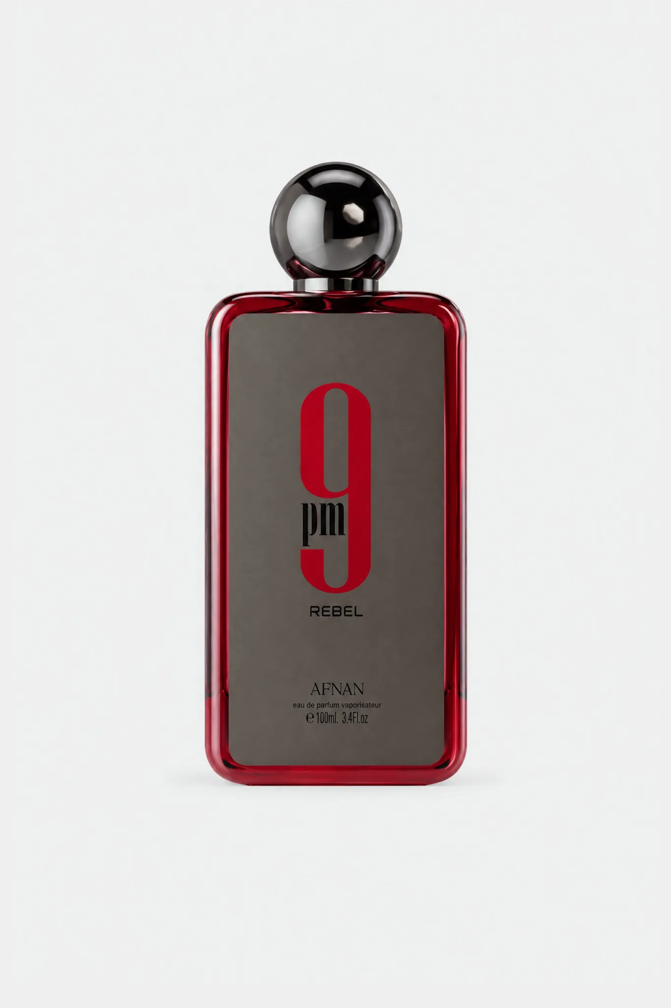 Afnan 9PM Rebel Eau de Parfum 100 ml bottle, front view