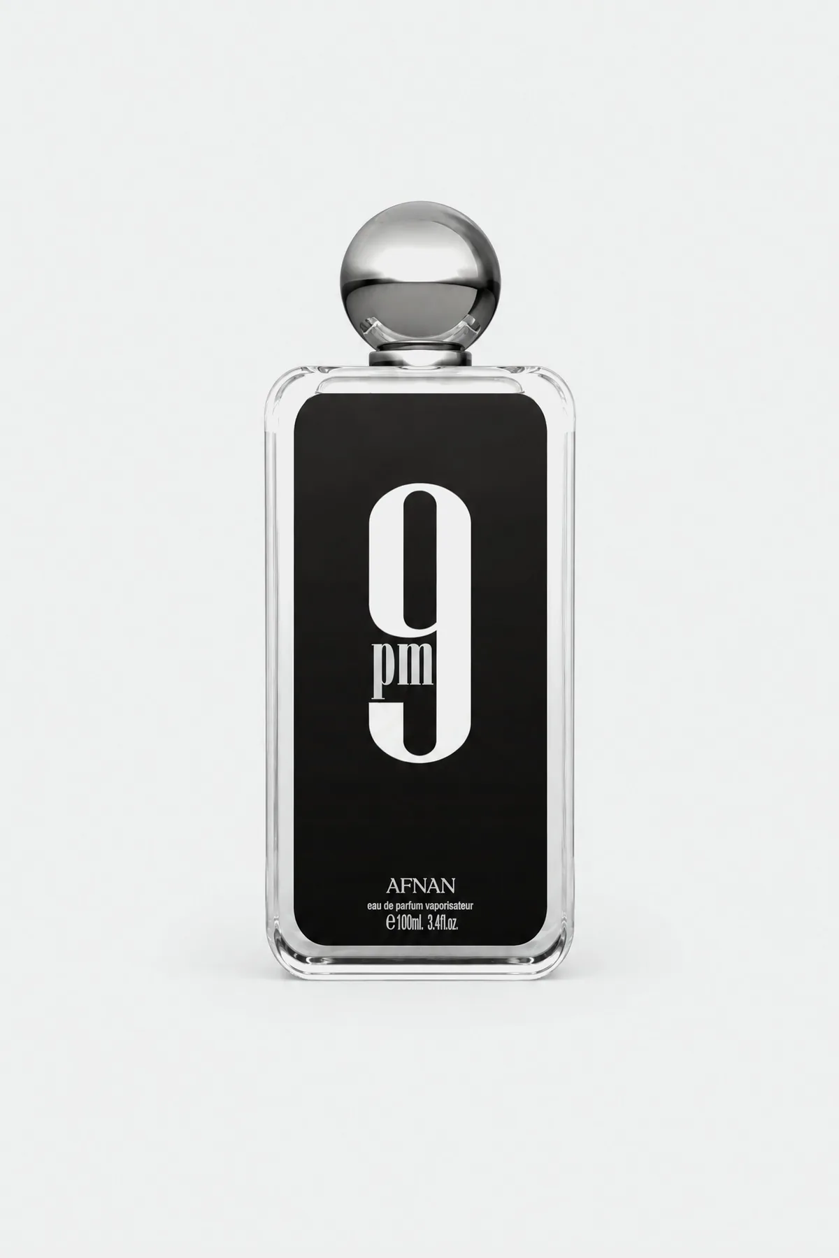 Afnan 9PM Eau de Parfum 100 ml bottle, front view