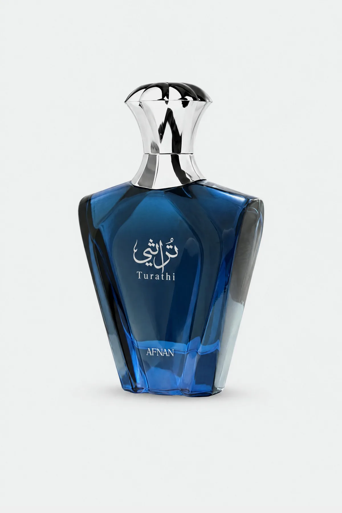 Afnan Turathi Blue Eau de Parfum 90 ml bottle, three-quarter view