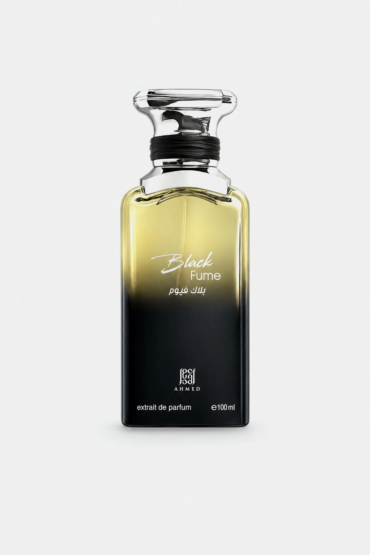 Ahmed Al Maghribi Black Fume Eau de Parfum 100 ml bottle, front view
