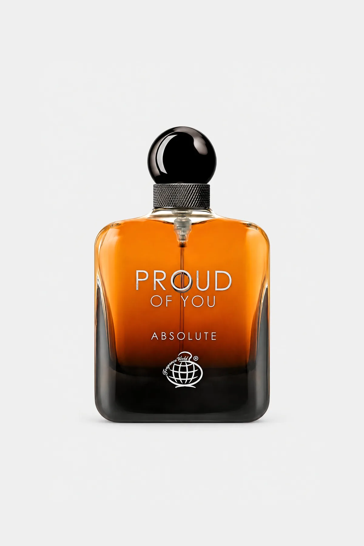 Fragrance World Proud of You Absolute Eau de Parfum 100 ml, dark bottle, front view