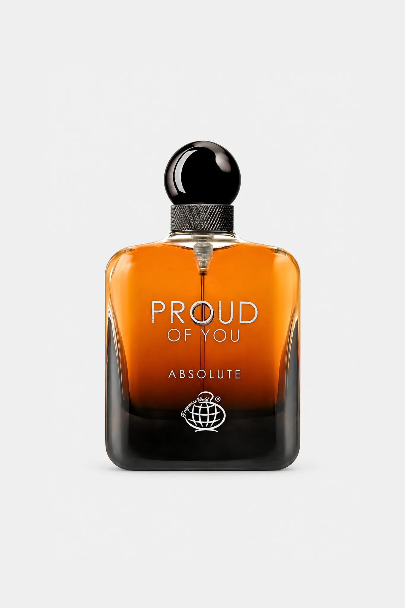 Fragrance World Proud of You Absolute Eau de Parfum 100 ml, dark bottle, front view