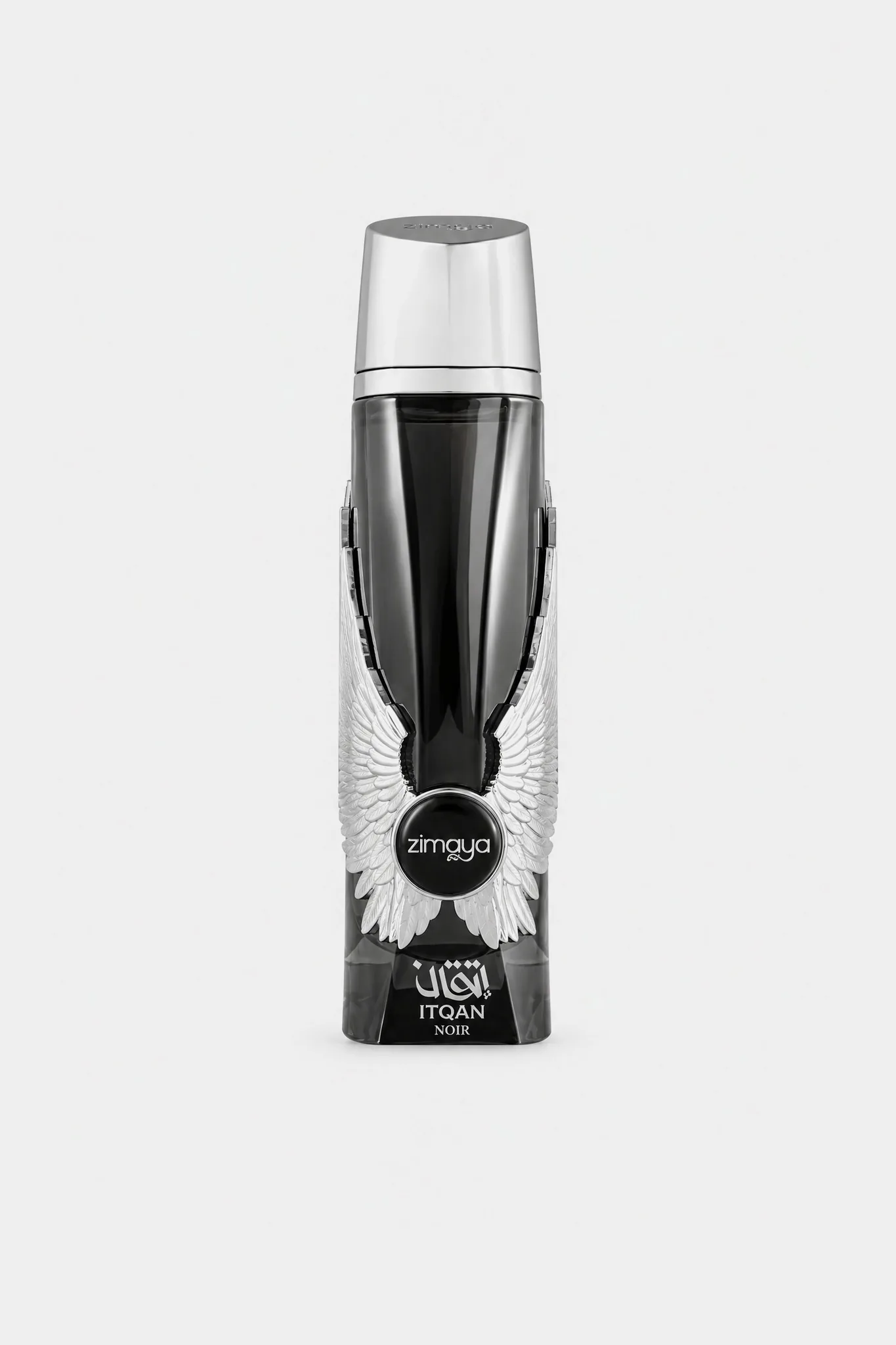 Zimaya Itqan Noir Eau de Parfum 100 ml bottle, front view