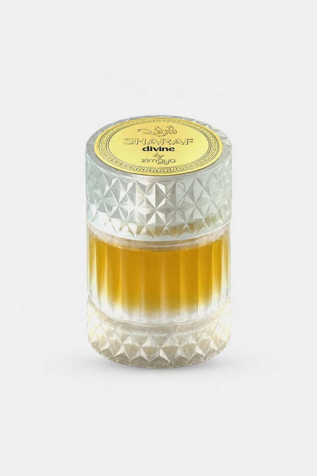 Zimaya Sharaf Divine Extrait de Parfum 100 ml bottle, front view